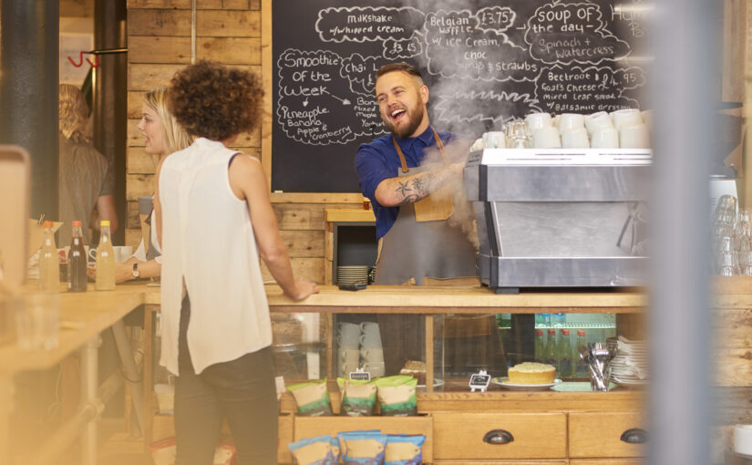 Das Café wird zum Coffeeshop